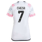 Federico Chiesa Juventus adidas Women's 2023/24 Away Replica Jersey - White