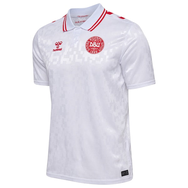 Denmark National Team 2024 Away Replica Jersey - White/Red