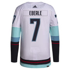 Jordan Eberle Seattle Kraken adidas Away Primegreen Authentic Pro Player Jersey - White/Navy