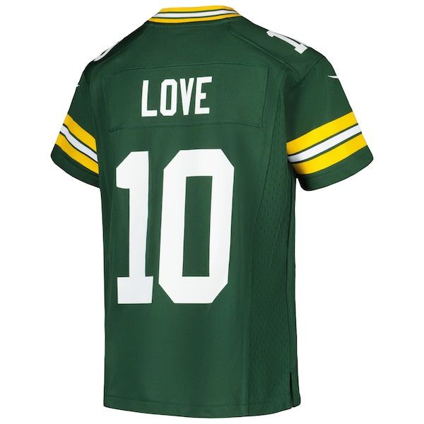Jordan Love Green Bay Packers Nike Youth Game Jersey - Green