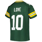 Jordan Love Green Bay Packers Nike Youth Game Jersey - Green