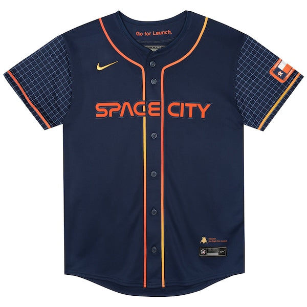 Alex Bregman Houston Astros Nike Preschool City Connect Limited Player Jersey - Navy