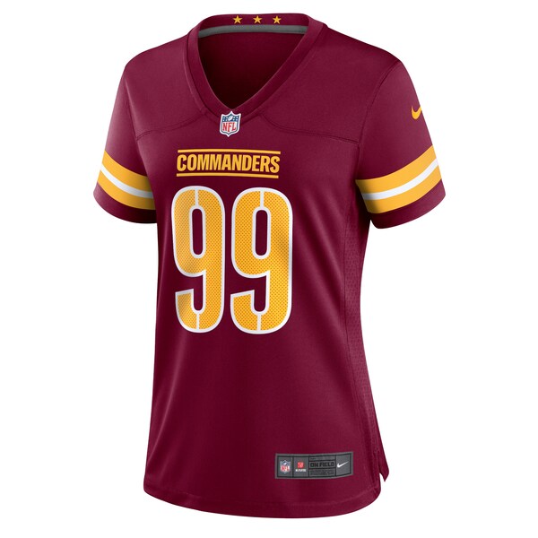 Chase Young Washington Commanders Nike Women's Player Jersey - Burgundy/Black/White