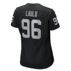 Jonah Laulu Las Vegas Raiders Nike Women's  Game Jersey -  Black