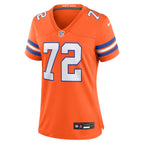 Garrett Bolles Denver Broncos Nike Women's Mile High Collection 1977 Throwback Player Game Jersey - Orange