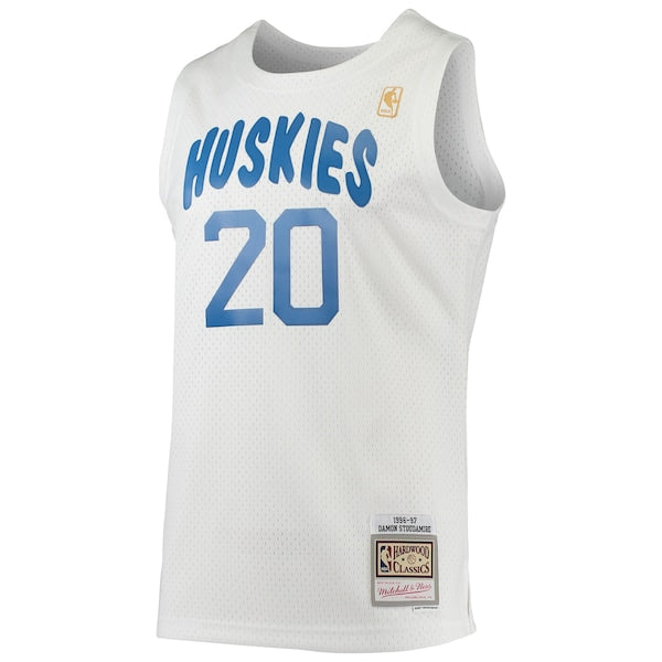 Damon Stoudamire Toronto Raptors 1996/97 Hardwood Classics Swingman Jersey - White