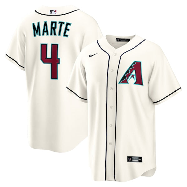 Ketel Marte Arizona Diamondbacks Nike Youth Home Replica Jersey - Cream