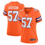 Tom Jackson Denver Broncos Nike Women's Mile High Collection 1977 Throwback Retired Player Game Jersey - Orange