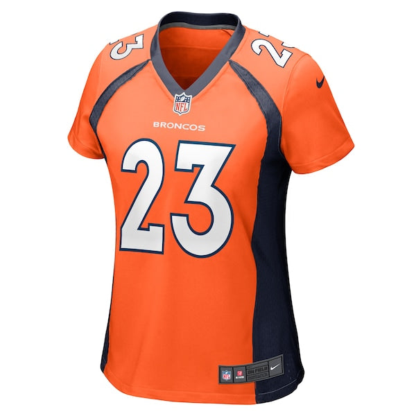 Fabian Moreau Denver Broncos Nike Women's Team Game Jersey -  Orange
