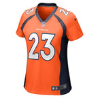 Fabian Moreau Denver Broncos Nike Women's Team Game Jersey -  Orange