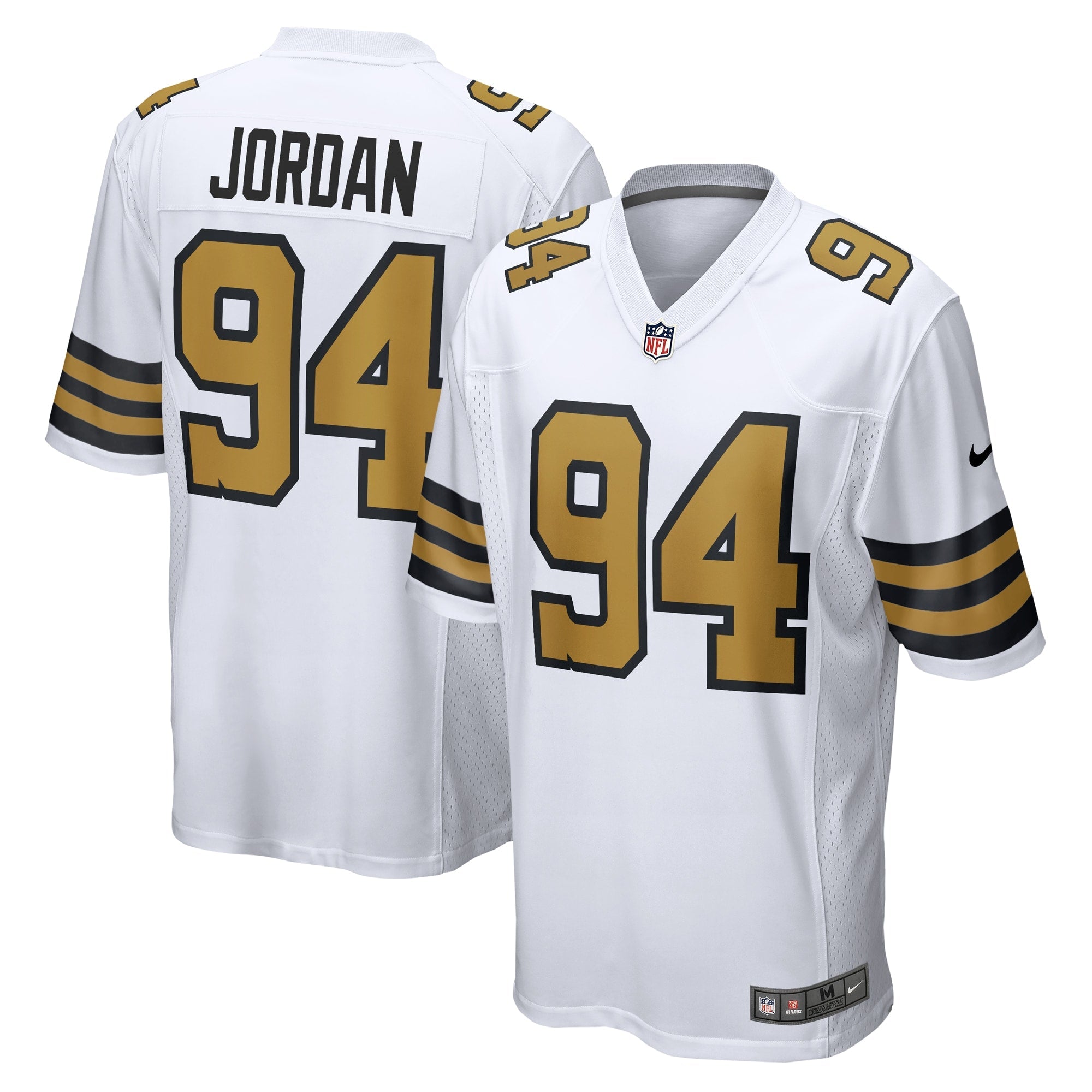 Cameron Jordan New Orleans Saints Nike Game Jersey - Black/White