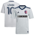 Eduard Löwen St. Louis City SC adidas Youth 2024 The Spirit Kit Replica Jersey - Gray