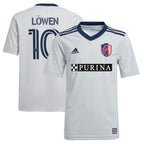 Eduard Löwen St. Louis City SC adidas Youth 2024 The Spirit Kit Replica Jersey - Gray
