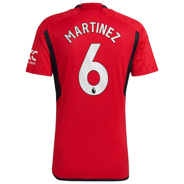 Lisandro Martínez Manchester United adidas 2023/24 Home Replica Player Jersey - Red/Green