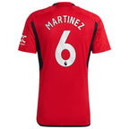 Lisandro Martínez Manchester United adidas 2023/24 Home Replica Player Jersey - Red/Green