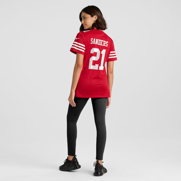 Deion Sanders San Francisco 49ers Nike Women's Retired Player Game Jersey - Scarlet