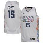 Nikola Jokic Denver Nuggets Nike Youth 2024/25 Swingman Player Jersey - City Edition - White