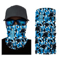 CAMO CAROLINA PANTHERS FACE MASK BANDANAS