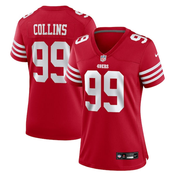 Maliek Collins San Francisco 49ers Nike Women's  Game Jersey -  Scarlet