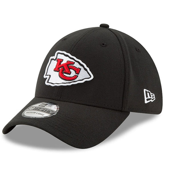 Kansas City Chiefs New Era Super Bowl LVIII Champions Side Patch 39THIRTY Flex Hat - Black