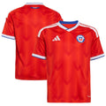 Chile National Team adidas Youth FIFA x World Cup 2026 Home Replica Jersey - Red