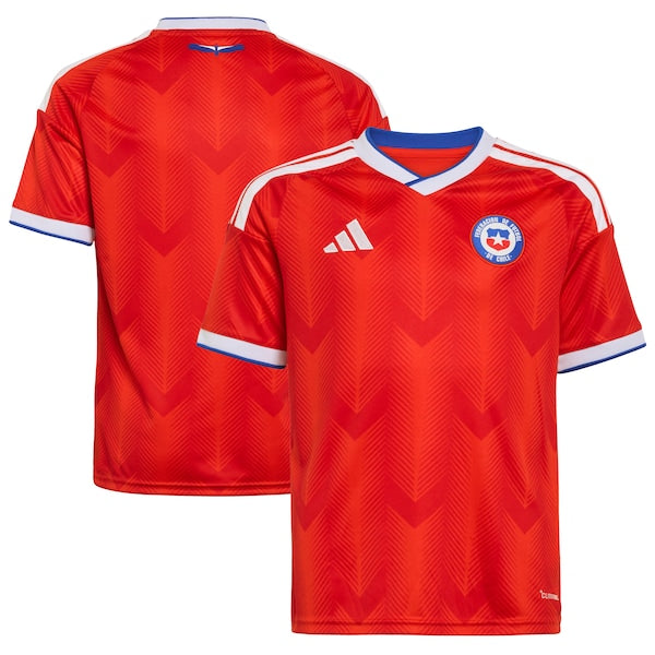 Chile National Team adidas Youth FIFA x World Cup 2026 Home Replica Jersey - Red