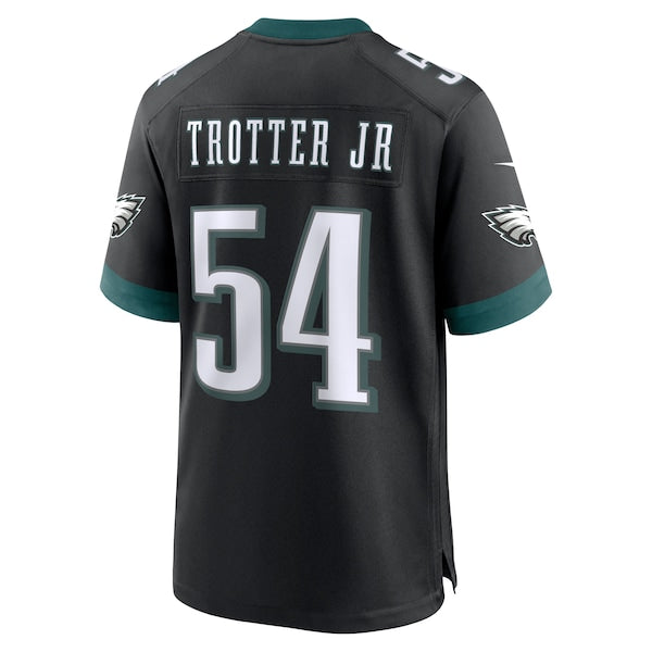 Jeremiah Trotter Jr. Philadelphia Eagles Nike Alternate 2024 NFL Draft Game Jersey - Black