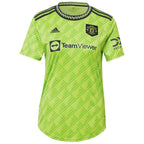 Christian Eriksen Manchester United adidas Women's 2022/23 Third Replica Player Jersey - Neon Green