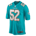 Patrick Paul Miami Dolphins Nike  Game Jersey -  Aqua