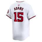 Riley Adams Washington Nationals Nike Home Limited Player Jersey - White