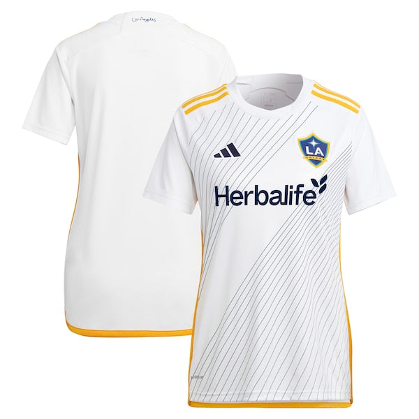 LA Galaxy adidas Women's 2024 Angeleno Kit Replica Jersey  - White