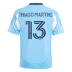 Thiago Martins New York City FC adidas Youth 2025 The Excelsior Kit Replica Player Jersey - Light Blue
