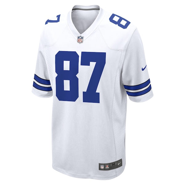 Jake Ferguson Dallas Cowboys Nike Game Jersey - White/Navy