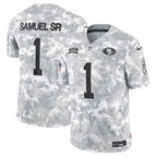 Deebo Samuel Sr San Francisco 49ers Nike 2024 Salute to Service Limited Jersey - Arctic Camo
