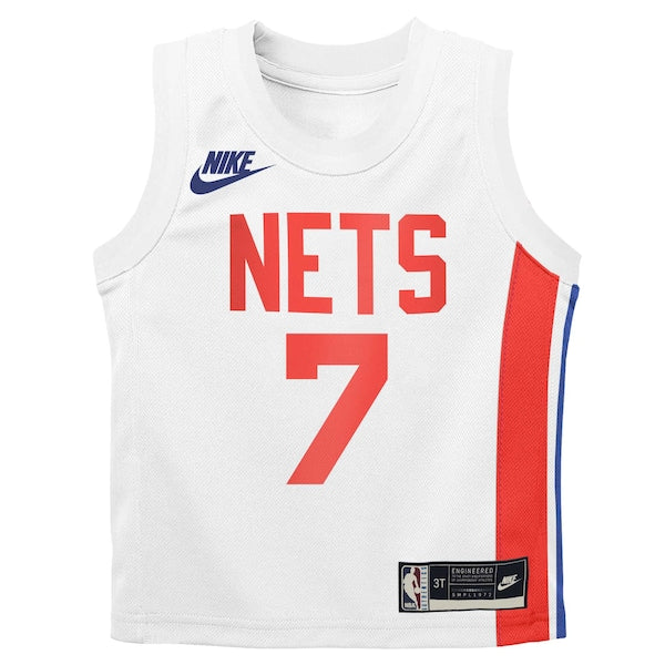 Kevin Durant Brooklyn Nets Nike Preschool 2022/23 Swingman Jersey White - Classic Edition