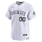 Colorado Rockies Nike Youth Home Custom Limited Jersey - White