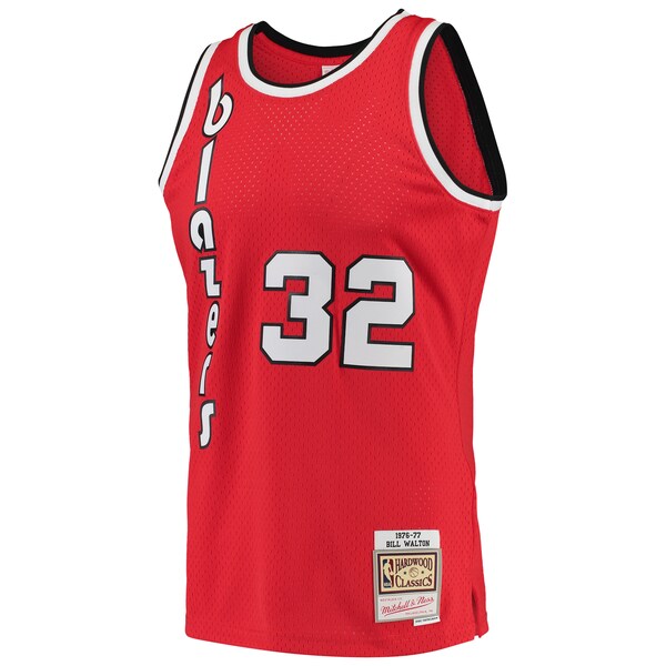Bill Walton Portland Trail Blazers 1976/77 Hardwood Classics Swingman Jersey - Red