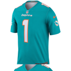 Tua Tagovailoa Miami Dolphins Nike Legend Jersey - Aqua