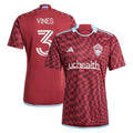 Sam Vines Colorado Rapids adidas 2024 One Flag Kit Replica Player Jersey - Burgundy