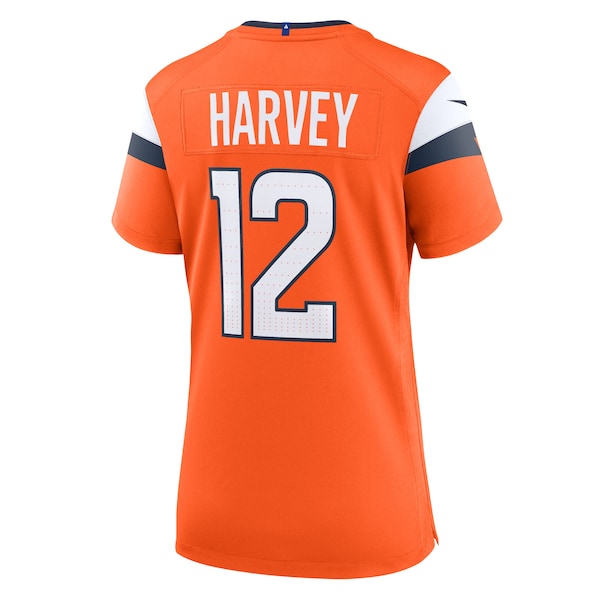 Women's Nike RJ Harvey  Orange Denver Broncos Team Game Jersey