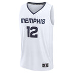 Ja Morant Memphis Grizzlies  Fast Break Replica Player Jersey - Association Edition - White