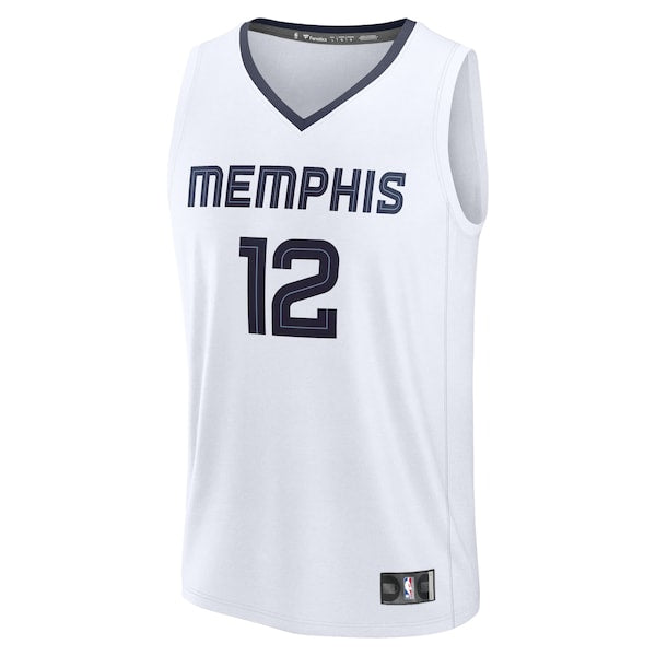 Ja Morant Memphis Grizzlies  Fast Break Replica Player Jersey - Association Edition - White