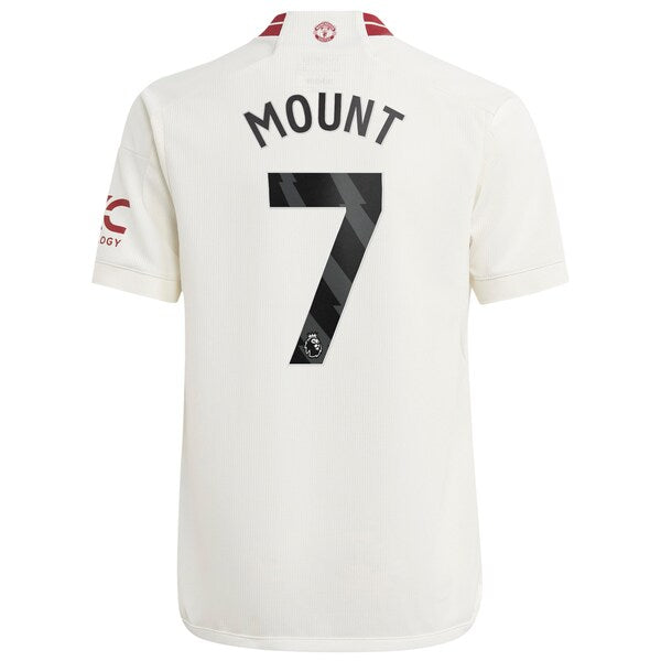 Mason Mount Manchester United adidas Youth 2023/24 Third Replica Player Jersey - White/Green