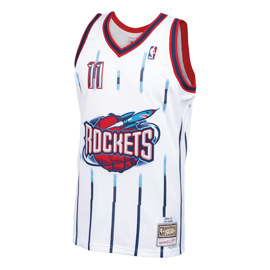 Yao Ming Houston Rockets 2002-03 Hardwood Classics Swingman Jersey - White