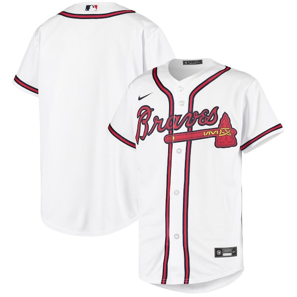 Atlanta Braves Nike Youth Home Replica Team Jersey - White