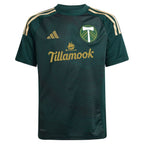 Jonathan Rodríguez Portland Timbers adidas Youth 2025 Forever Green & Gold Replica Player Jersey - Green