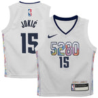 Nikola Jokic Denver Nuggets Nike Preschool 2024/25 Swingman Player Jersey -  City Edition - White