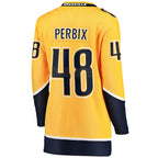 Nick Perbix Nashville Predators  Women's Home Breakaway Jersey - Gold