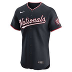 Washington Nationals Nike Alternate Vapor Premier Elite Patch Jersey - Navy