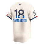 Yoshinobu Yamamoto Los Angeles Dodgers Nike City Connect Limited Jersey - Cream